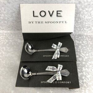 Spoonful of Comfort Stainless Steel Serving Ladles (2) NWT Perfect for Easter